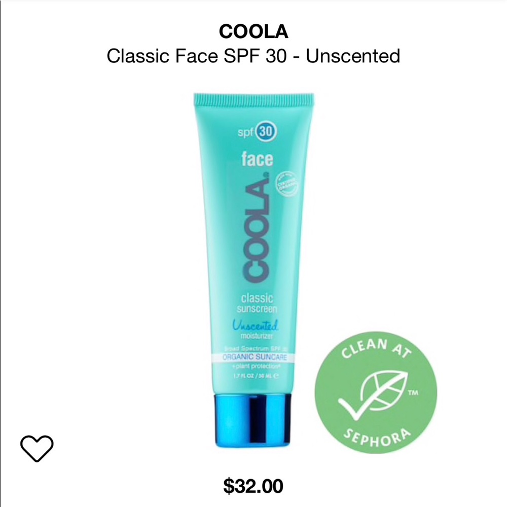 Coola Classic Face Sunscreen Moisturizer